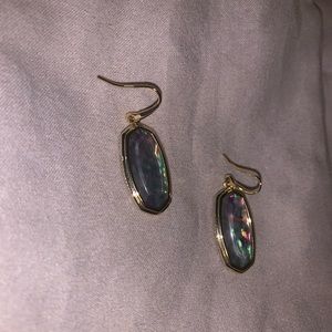 ⭐️ Kendra Scott Framed Dani Earrings in Lilac Abalone ⭐️